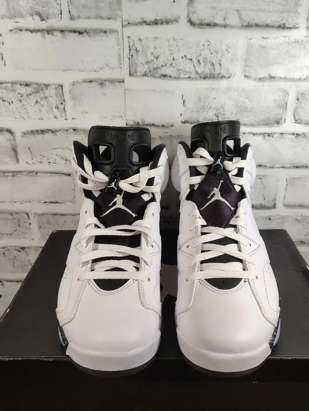 Nike Air Jordan 6 Retro Shoes Reverse Oreo White Black CT8529-112 Men's Size 9.5